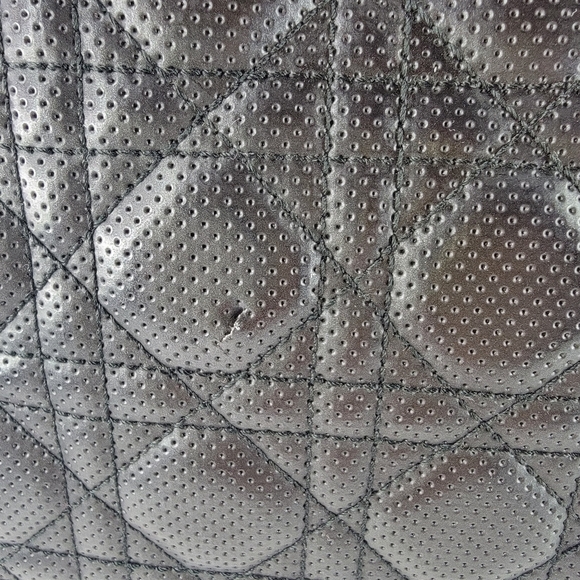 Dior Cannage Perforated Satchel Bag - Picture 4 of 8